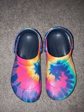 Women’s non slip work friendly Tie-Dye Clog crocs